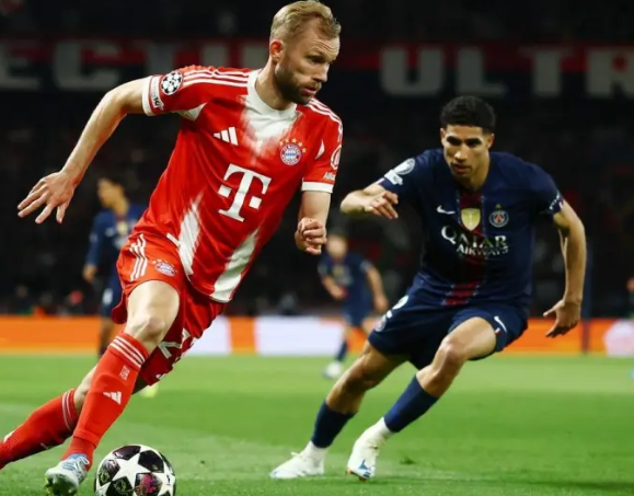 北京时间4月29日，欧冠半决赛结束了第一场对决，巴黎主场5-4险胜拜仁，从比分上