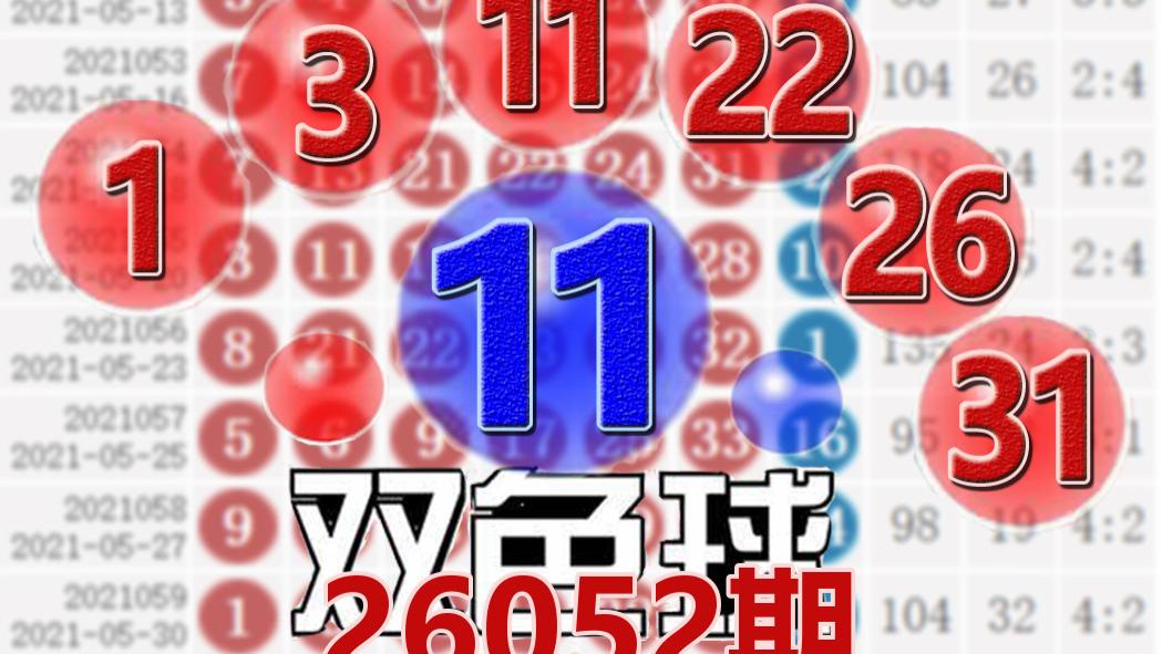 双色球26052期开奖结果：蓝球11，24注一等奖