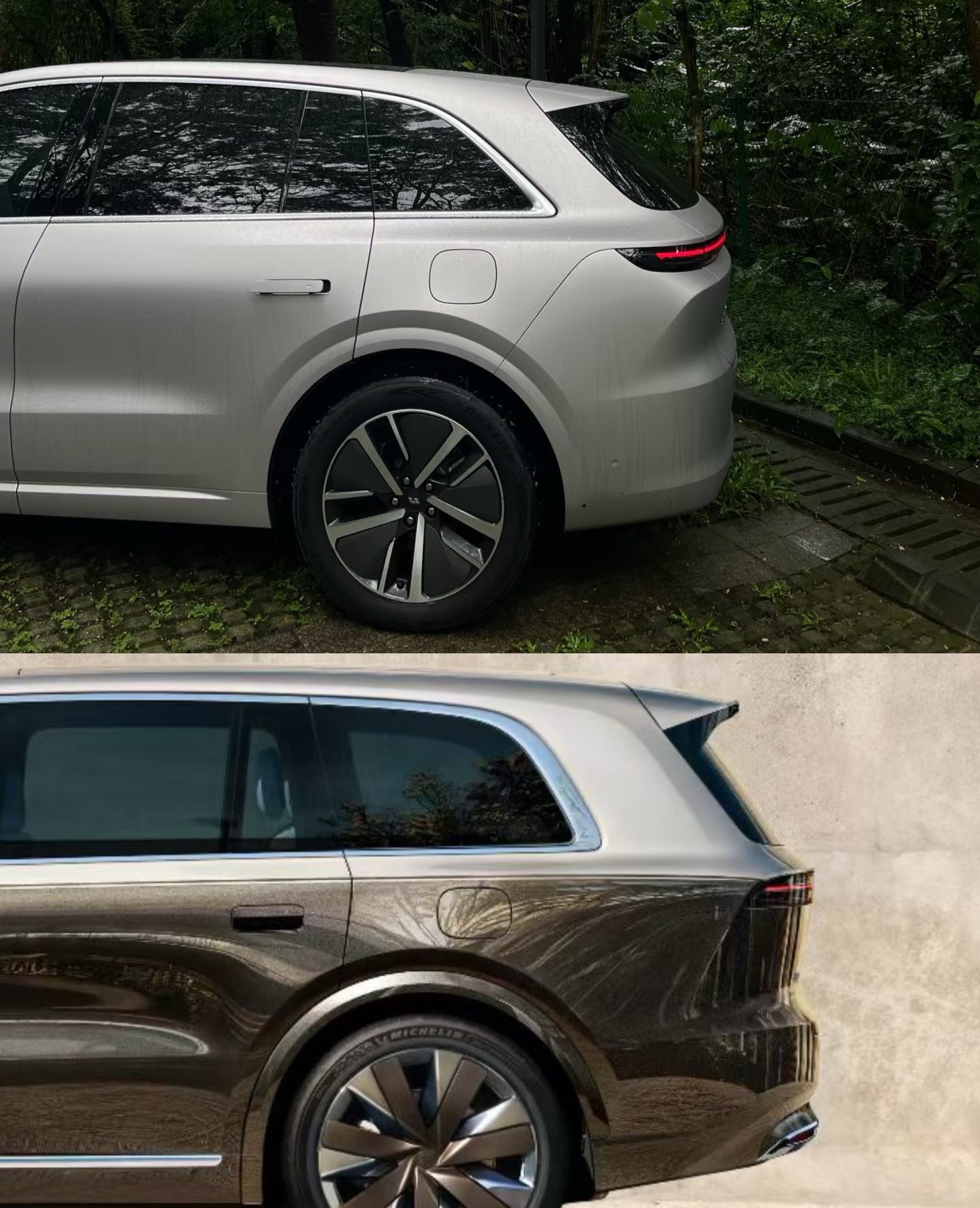 0寸没有对比就没有伤害
理想L9新款22寸轮毂一出来，老车主真的又爱又恨！看新轮