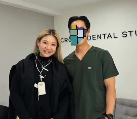 久没有消息的郑欣宜，引发了网友的关注

原因是一位牙医曝光了她的照片，没想到，郑