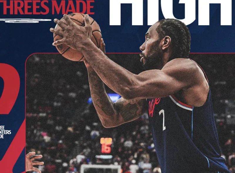 NBA常规赛快船114-113绝杀步行者。

科怀-伦纳德在投进制胜球后表示：“