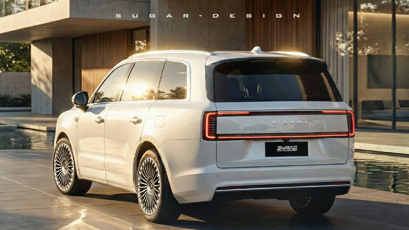 小米首款增程SUV渲染图曝光，纯电续航或达500Km，气场直逼百万级