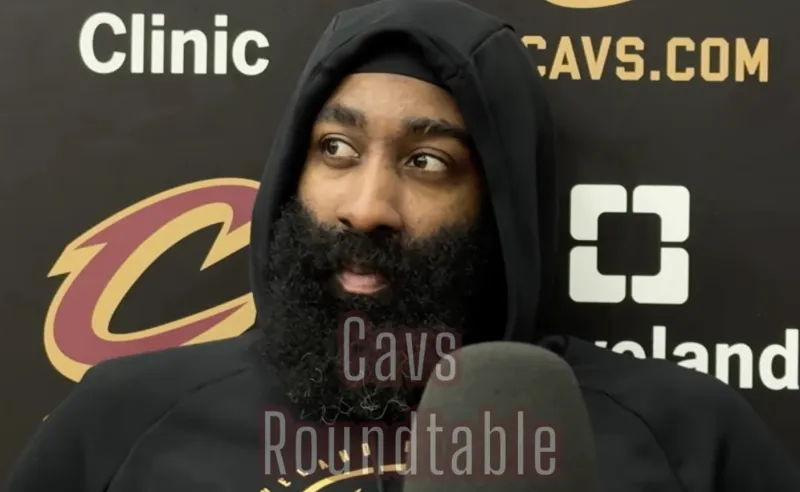 NBA季后赛首轮，骑士将对阵猛龙。

骑士球员詹姆斯-哈登接受了记者采访，谈到了