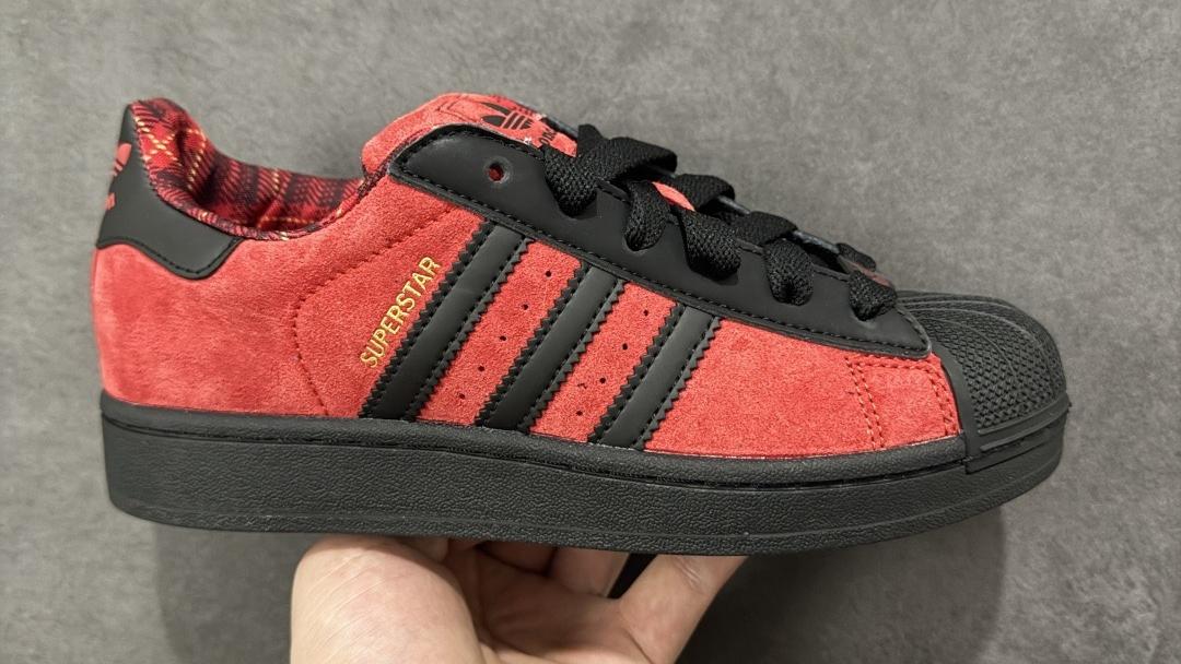 Adidas Original Superstar "London" 阿迪达斯 低帮 伦敦黑红  舒