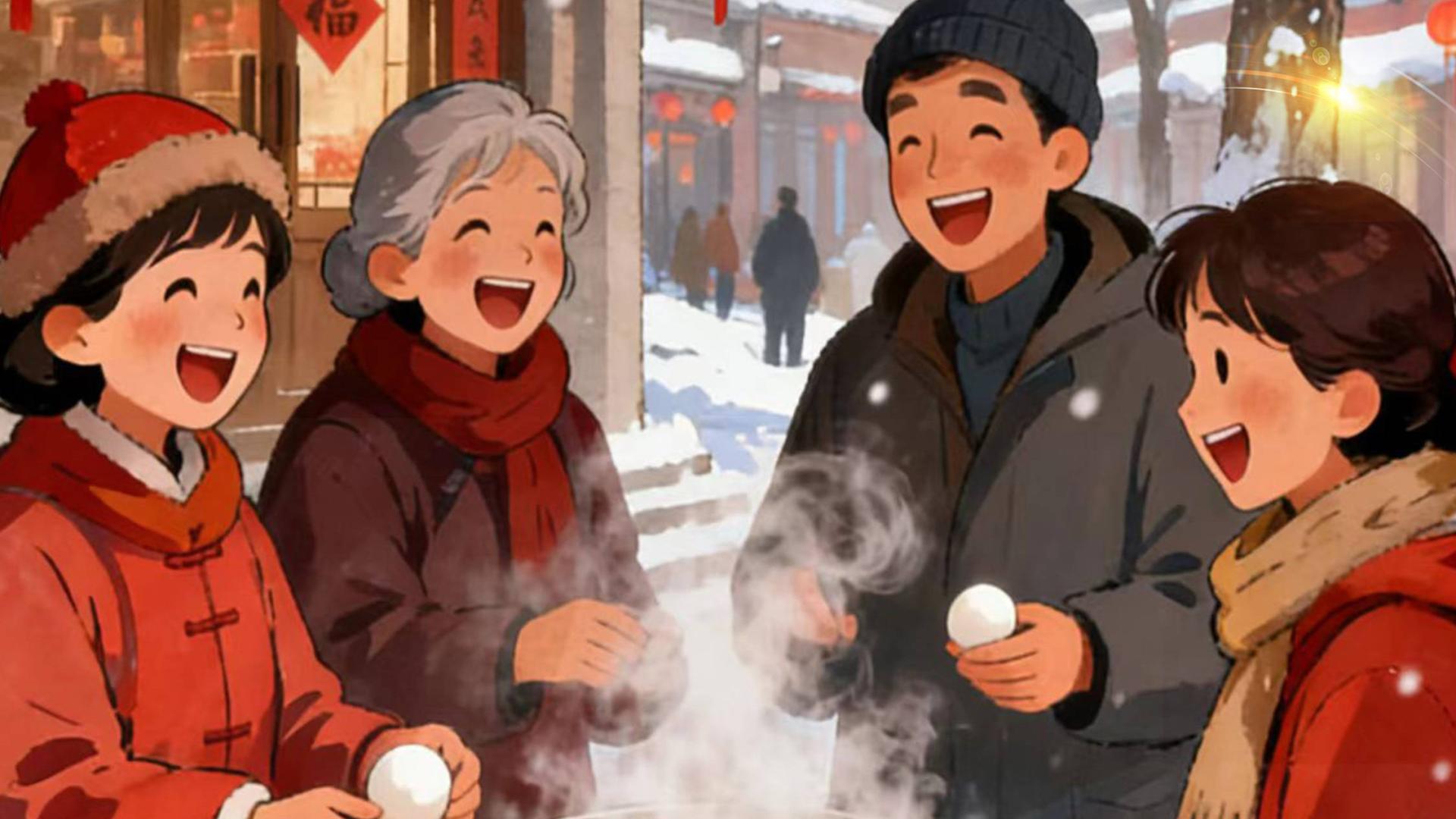 网络中国节·元宵|吉乡汤圆甜如蜜 北国元宵乐满街