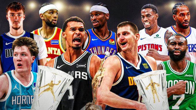 名记晒各项大奖投票：亚历山大MVP东契奇获奖 文班包揽DPO