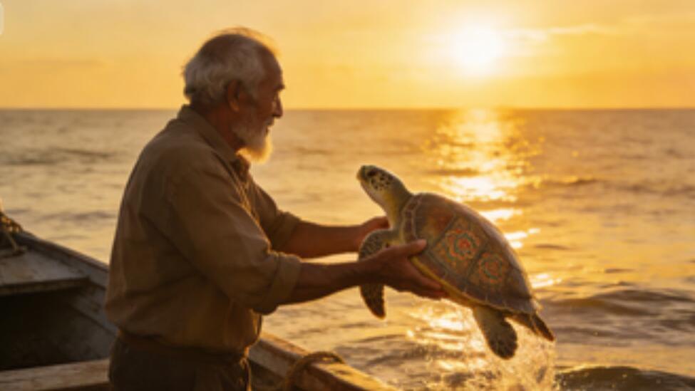 民间故事：渔翁与灵龟