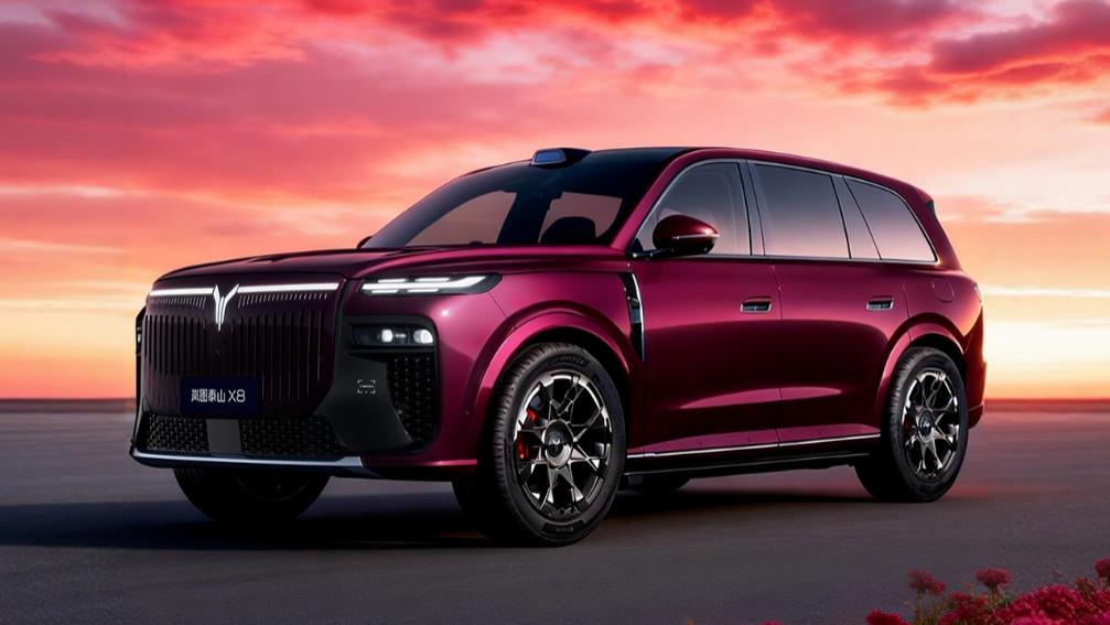 岚图泰山X8六款车色亮相，预计4月下旬开启预售