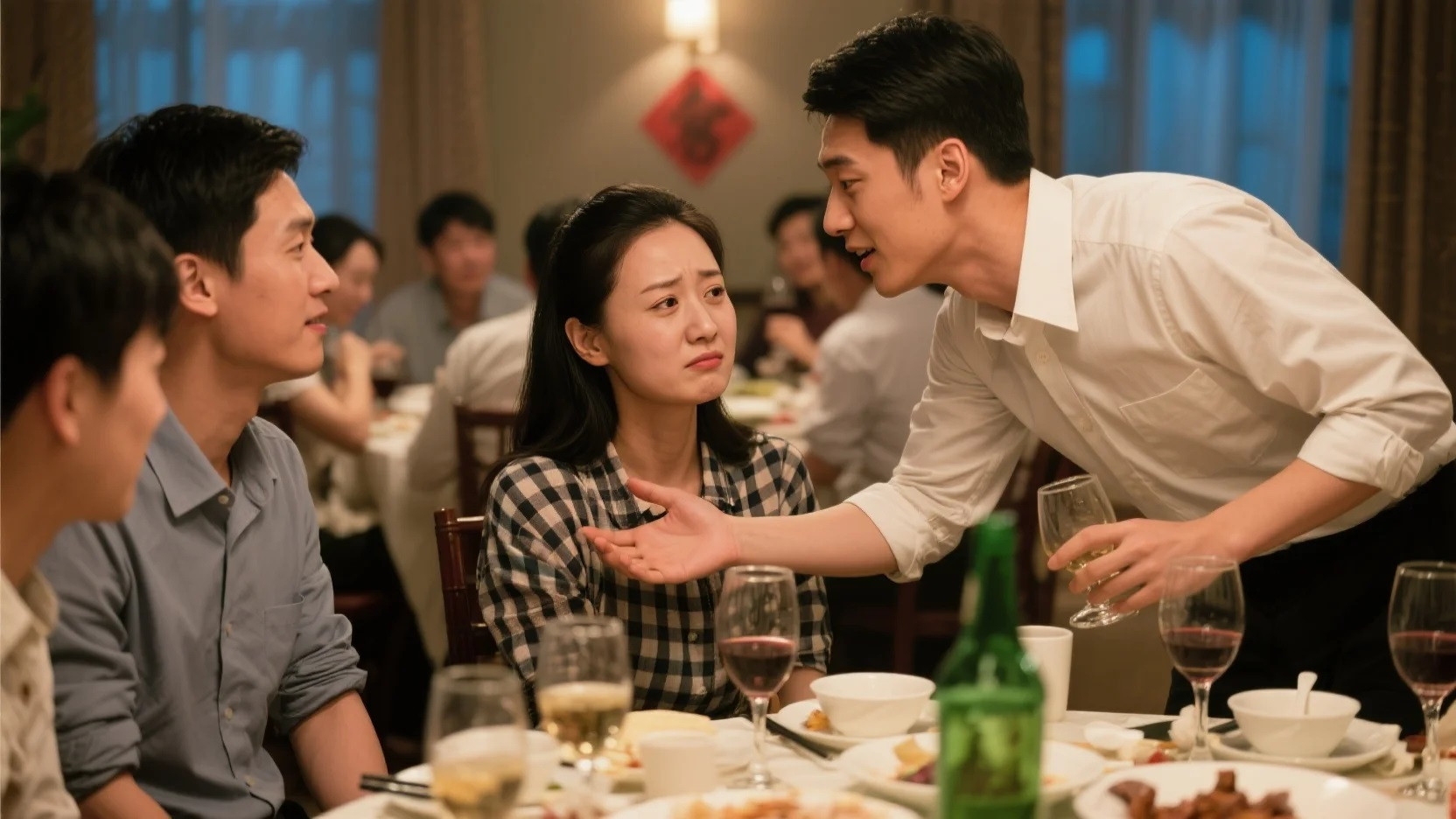 饭局上开玩笑挑衅朋友妻，男子被打后反赔5万：做人请守好边界感