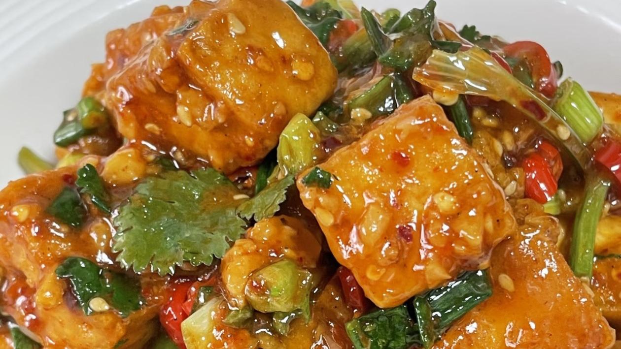 香煎麻辣豆腐：一口就爱上的家常下饭神器