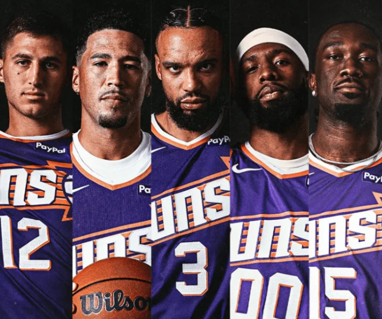 吉莱斯皮+布克+马威+奥尼尔+狄龙这首发不是挺好的嘛

替补古德温+格林+伊戈达