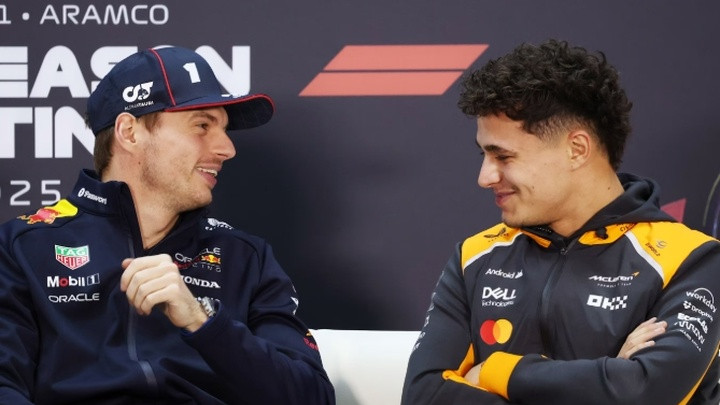 诺里斯：维斯塔潘是F1历史最伟大车手之一，他若退役将是赛事损失