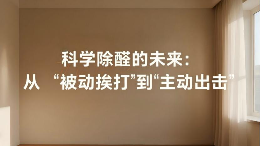 除甲醛别再被“3个月”忽悠！科学除醛的核心是“动态平衡”