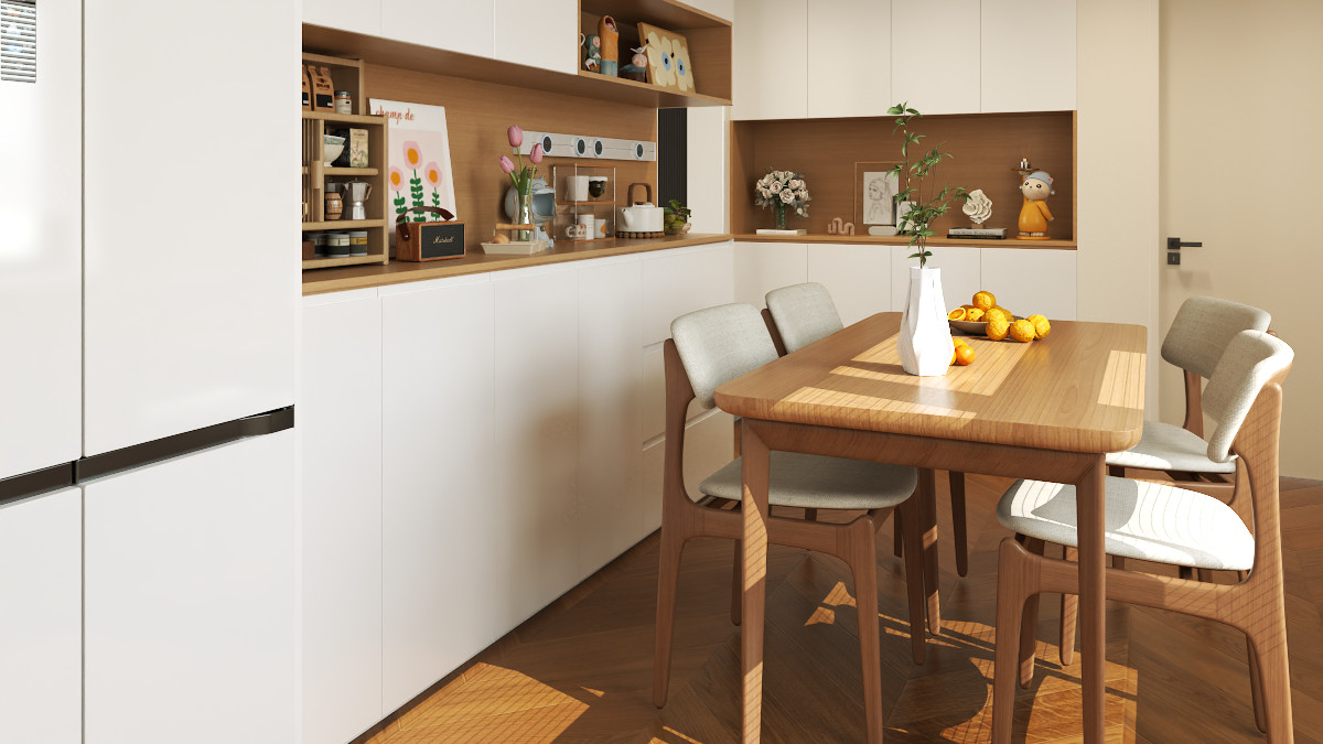 有这个餐边柜‼吃饭都觉得温馨起来了