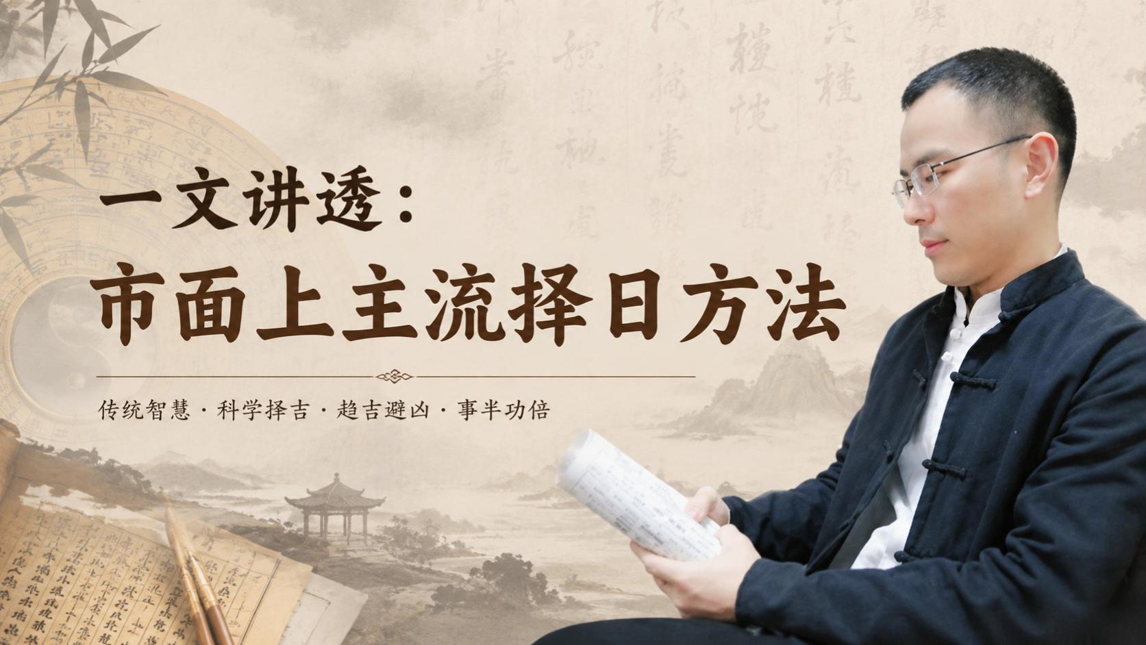 一文讲透：市面上主流择日方法、核心差异与专项用途
