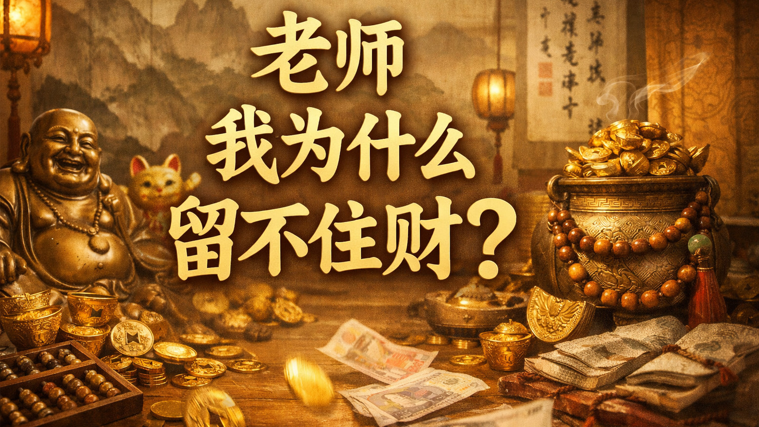 【玄】老师我为什么留不住财？