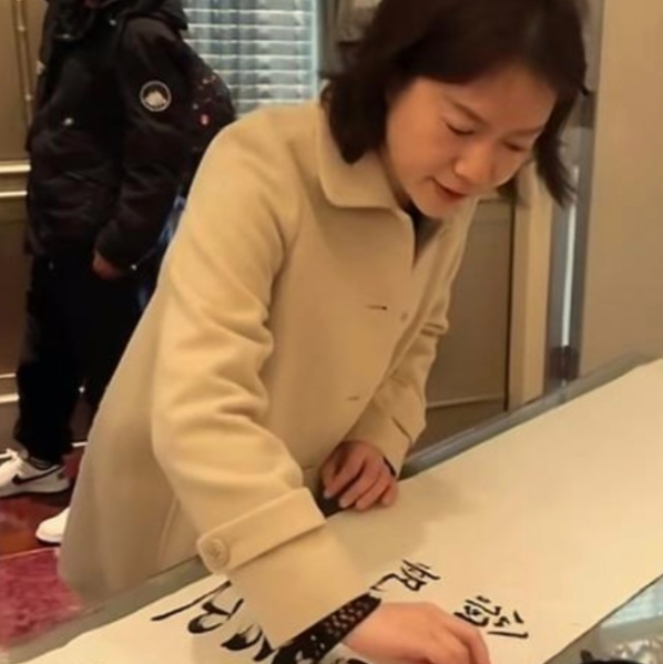 49岁的翁帆依然温婉
翁帆现身香港参加活动，作为华东师大香港校友会名誉会长接受邀