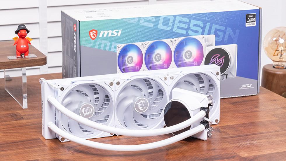 纯白简约派，微星 MPG CORELIQUID P22 360 水冷评测