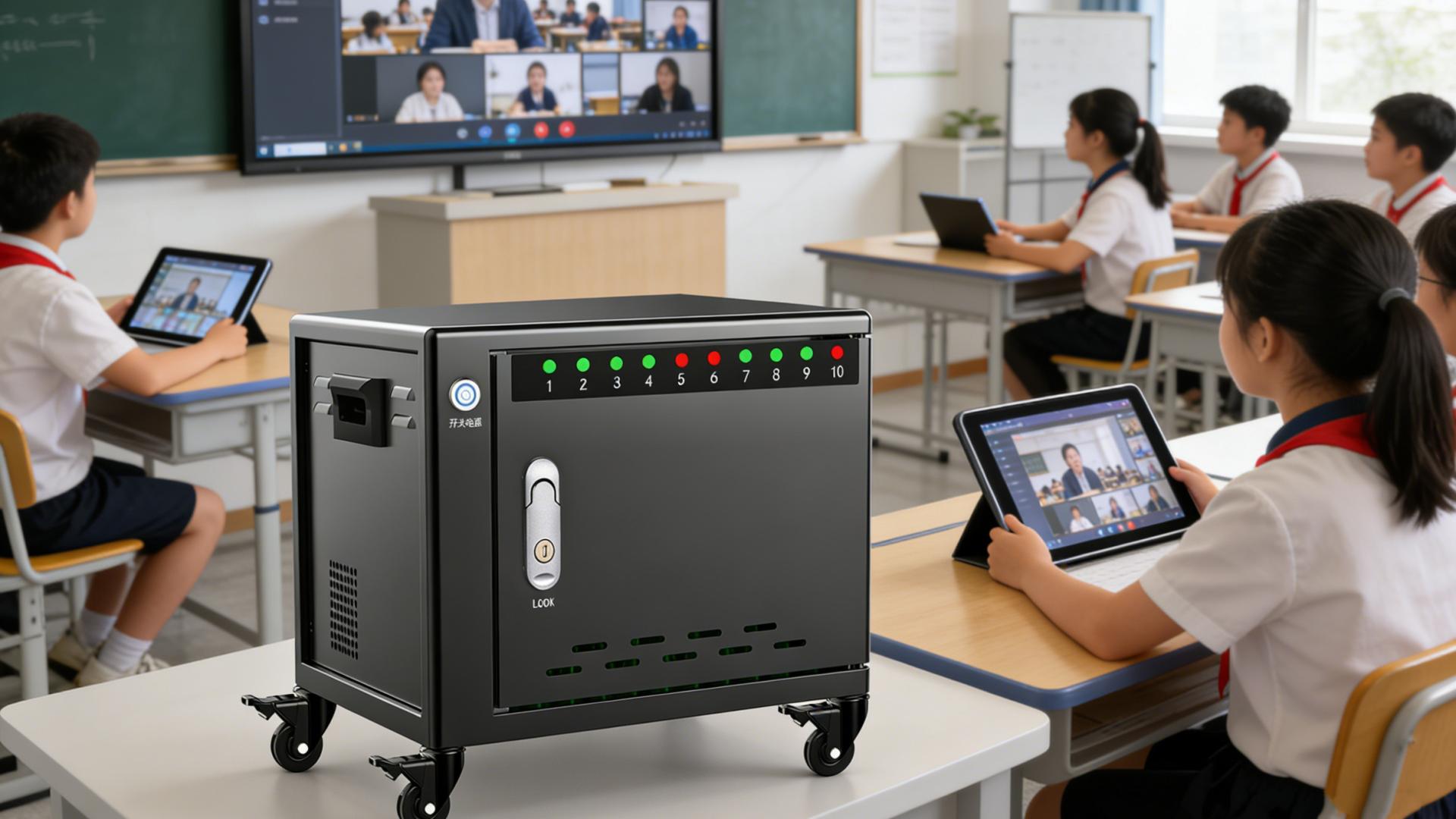 课堂平板总断电？这款平板电脑充电柜让智慧教学不卡壳