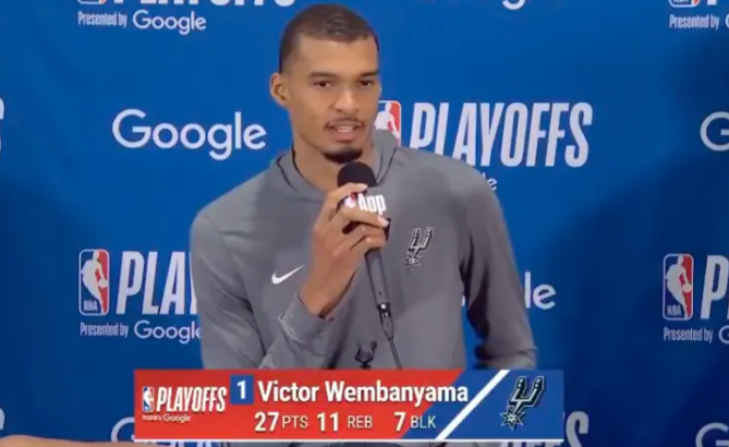 NBA季后赛首轮G4，马刺（3）客场对阵开拓者（1）的比赛已经结束，最终马刺以1