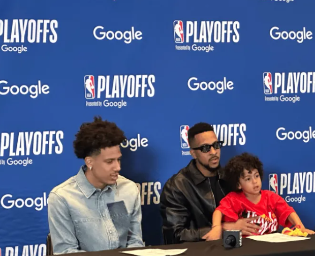 NBA季后赛，杰伦-约翰逊评价乔纳森-库明加：“他如今的表现，没人会感到意外。他