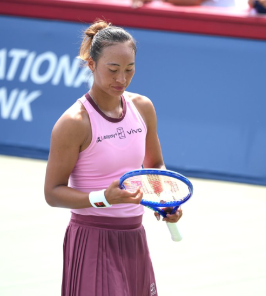 多伦多WTA1000赛资格赛3比6和4比6被塔拉鲁迪直落，泰国对手全场一发得分率