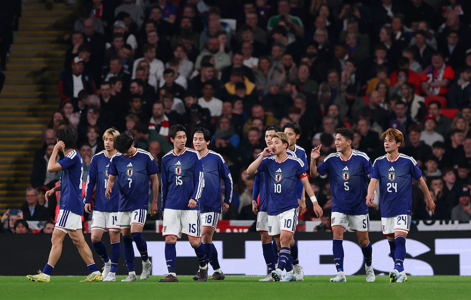 1-0！日本爆大冷：首胜英格兰+热身赛5连胜，已击败过7支世