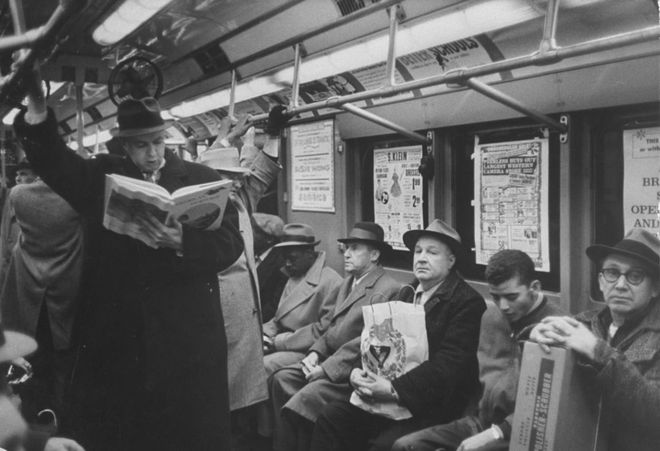  走，上班去！（1958年纽约地铁）
