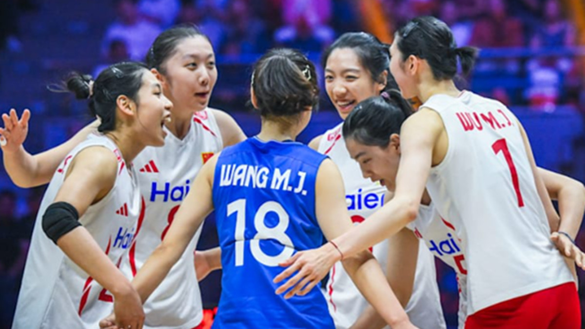 中国女排3-2越晋级进亚运四强，7人完美无瑕，仅1人略有瑕疵