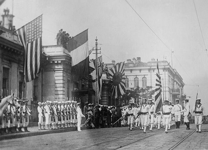 1918年，日本兵在海参崴。