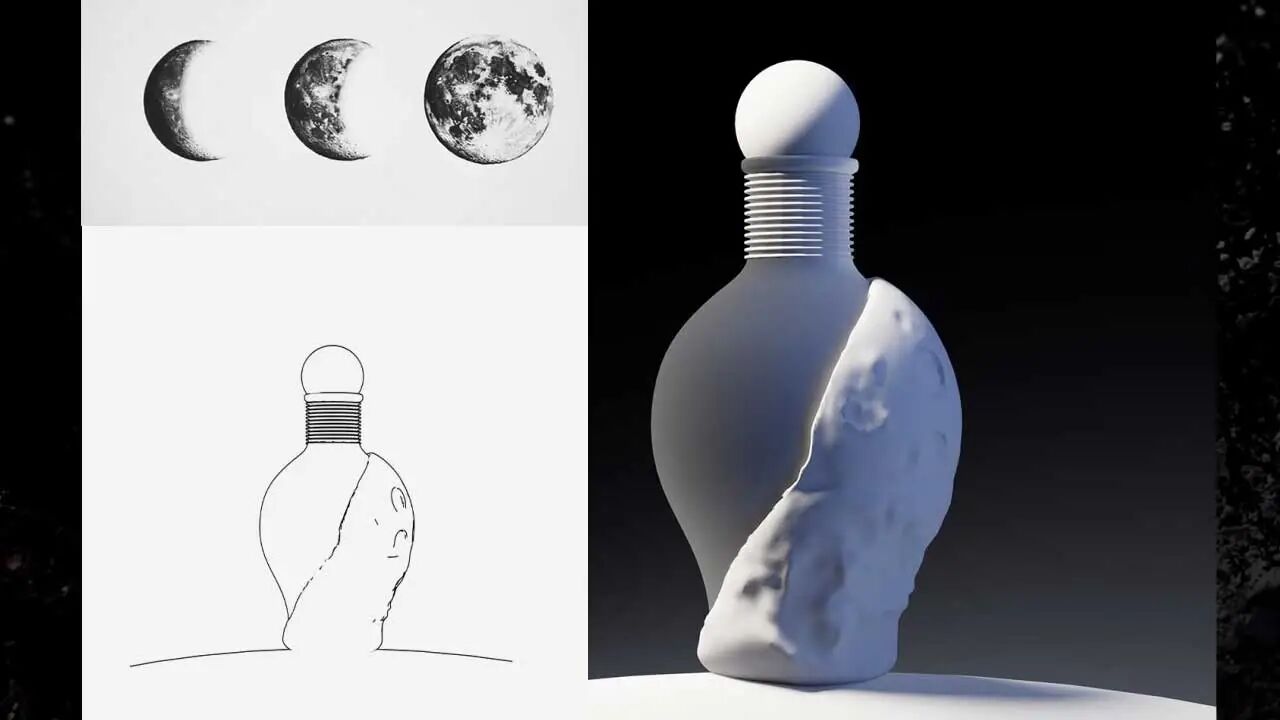 MOON香水包装设计作品分享