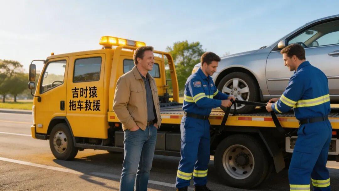 拖车救援团队，吉时猿专业