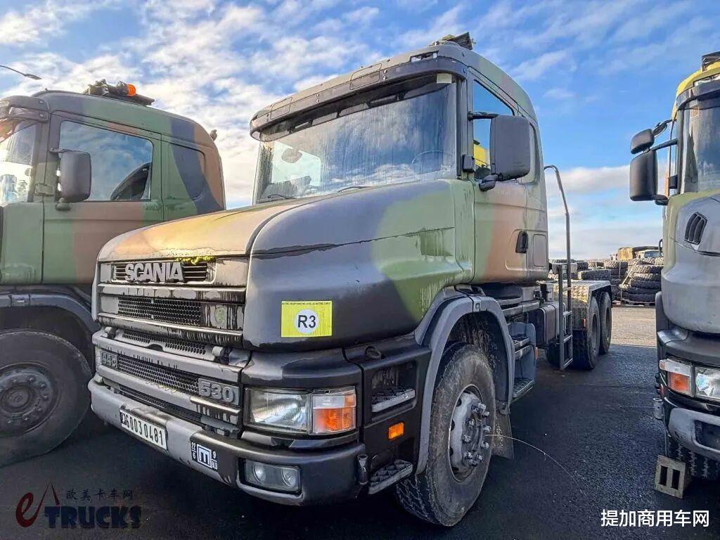 起拍价仅1.2万人民币？长头+V8发动机的退役军卡，斯堪尼亚