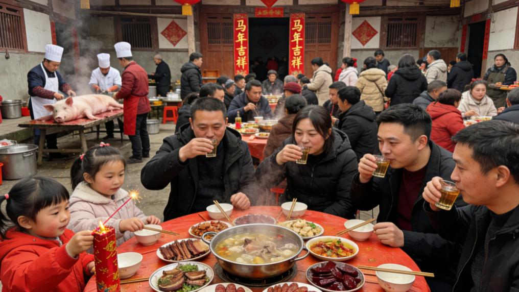 刨猪宴之外，“村”IP的春节打开方式