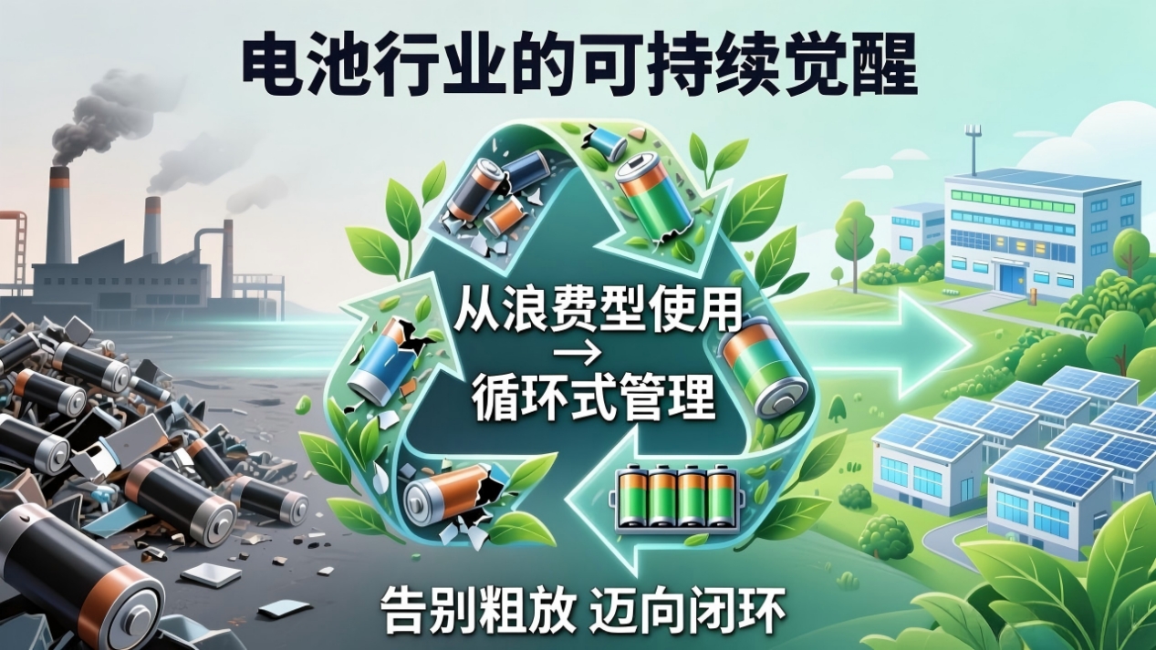 从“浪费型使用”到“循环式管理”：电池行业的可持续觉醒
