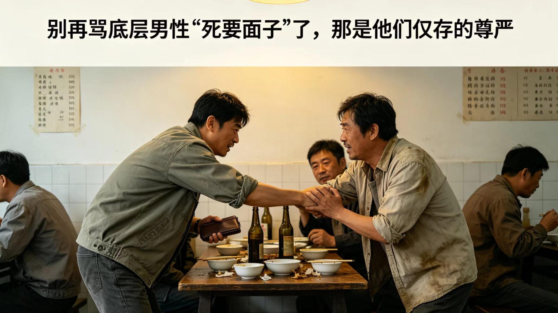 底层男性的‘面子困境’：越穷，越要装