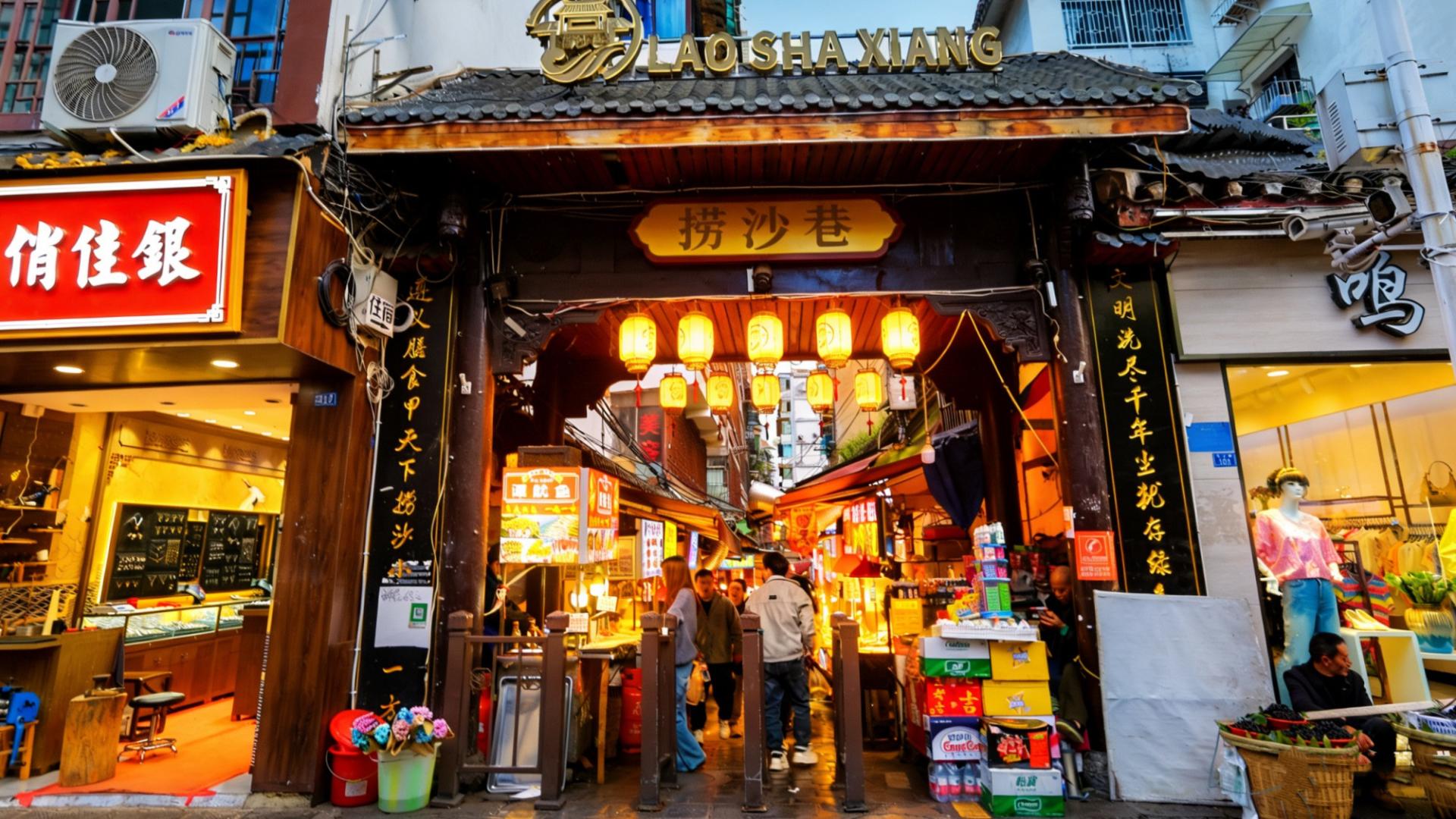 遵义捞沙巷，藏在老城区的百年小吃巷，200米吃尽黔北特色美食