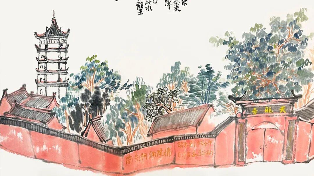 陈十田的画，有“拙气”