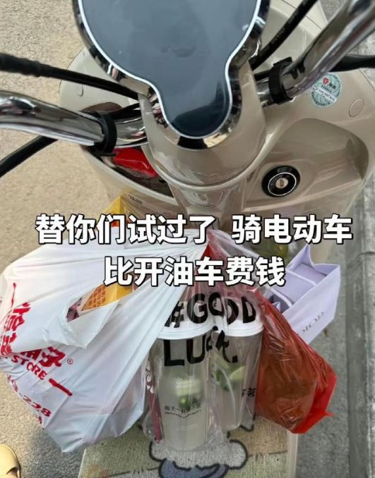 人一旦有了电动车就定型了 ​

