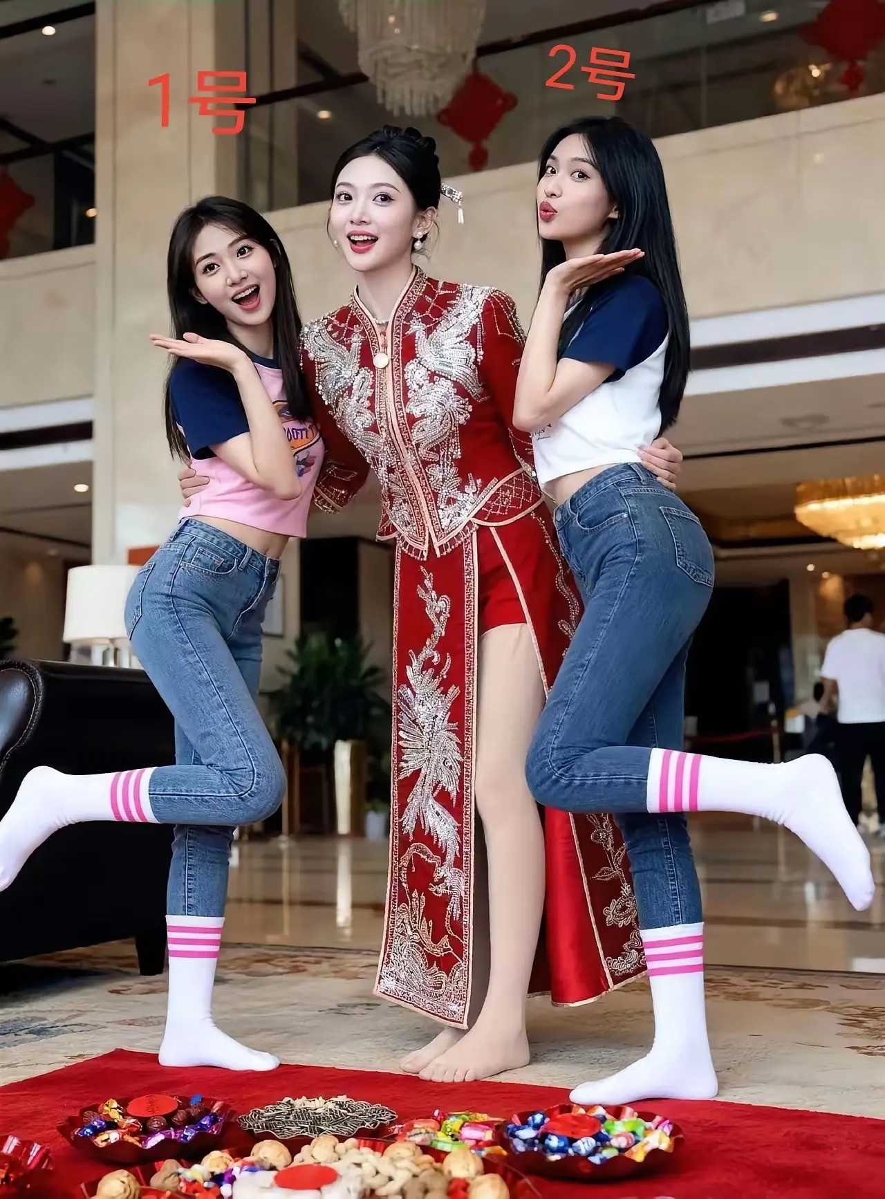 两个伴娘都单身，彩礼28.8，你选哪一个？