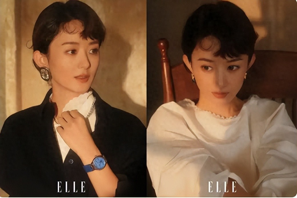 赵丽颖ELLE封面展现腹肌 自述半年停工因家庭重心转移