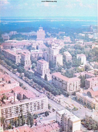1981年，乌克兰首都基辅市中心全景。