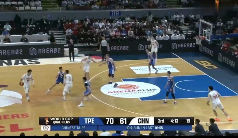 艰难取胜，中国男篮100：93战胜台北队！中国男篮对阵中华台北队，阵容和上场对阵