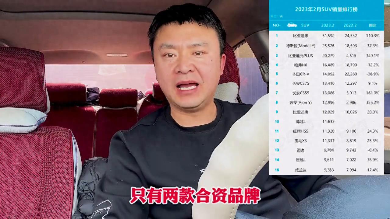 二月份国产SUV再创销量“奇迹”，买国产车的不全是爱国！