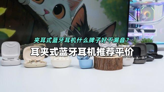 夹耳式蓝牙耳机什么牌子好不漏音？耳夹式蓝牙耳机推荐平价