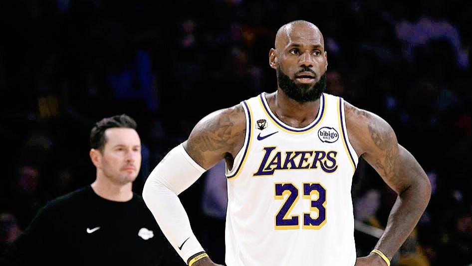 东契奇被锁死，湖人三核砍60分仍输绿军22分，教练差距太大！