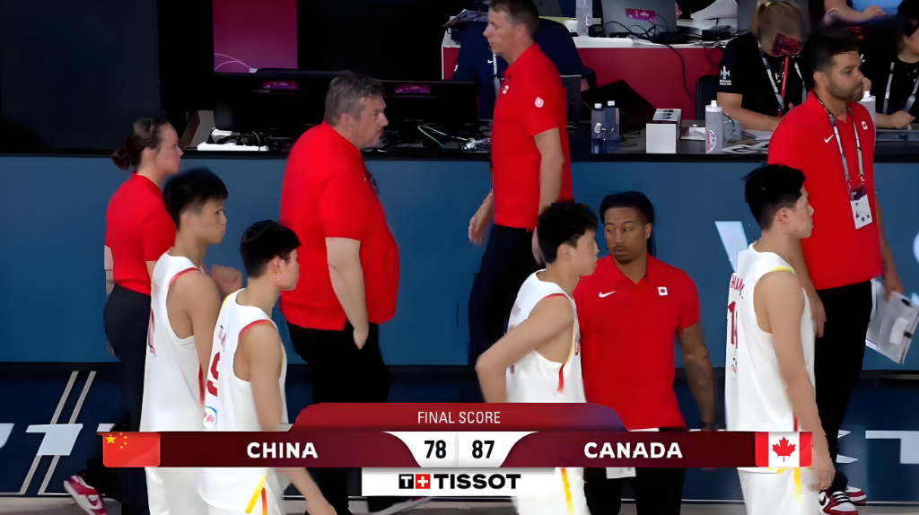 篮板球净输24个，中国U17男篮惜败加拿大！
北京时间6月28日23:00，中国