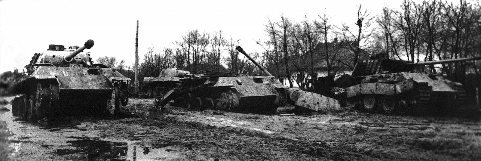 在乌克兰被俘的德军豹式坦克