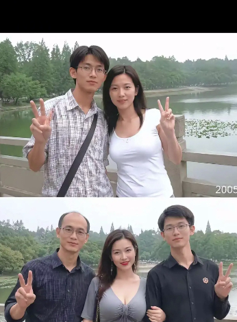 故地重游，男人花期真短。15年后，儿子中考完带他回到父母合影的地方，感概万千！