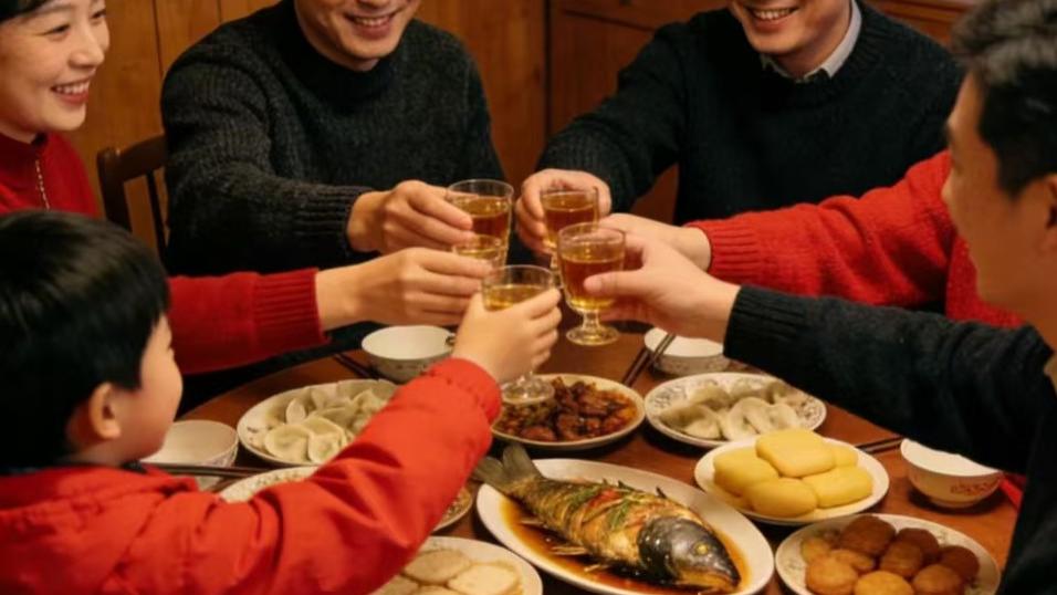 梁实秋《过年》：午夜，被鞭炮声惊醒，知道这是辞旧迎新。小时候觉得过年是种苦刑，后来才明白，那是回不去